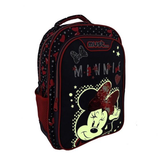 Σχολική Τσάντα Πλάτης Δημοτικού Disney Minnie Mouse Cute Is A Lifestyle 3 Θήκες (32x18x43εκ) Must 5205698541193