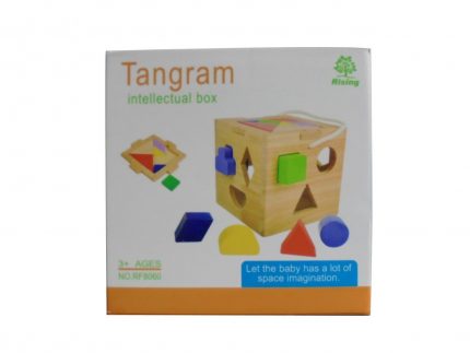 Ξύλινη Κατασκευή με Σχήματα 3+ 008.8060RF, Zita Toys