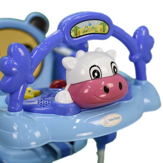 Παιδική Κούνια Cow Blue 021-181, Bebe Stars