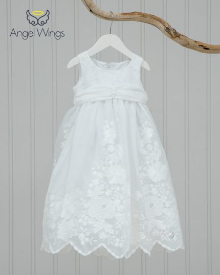 Βαπτιστικό φορεματάκι για κορίτσι Isidora, Angel Wings