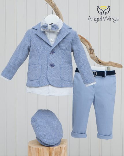 Βαπτιστικό κοστουμάκι για αγόρι 090, Angel Wings