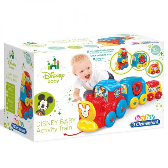 Baby Clementoni Disney Baby Βρεφικό Παιχνίδι Τρενάκι Pull Along 10m+, As Company