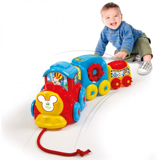 Baby Clementoni Disney Baby Βρεφικό Παιχνίδι Τρενάκι Pull Along 10m+, As Company