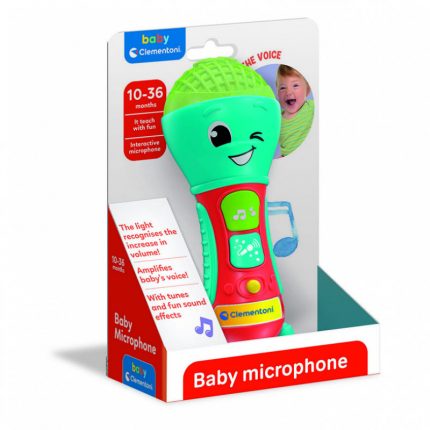 Baby Clementoni Βρεφικό Παιχνίδι Baby Mικρόφωνο 10m+ 1000-17181#, As Company