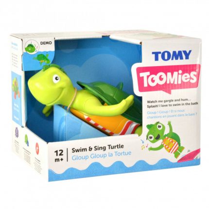 Tomy Toomies Βρεφικό Παιχνίδι Μπάνιου Χελώνα Κολυμπώ Και Τραγουδώ 12m+, As Company
