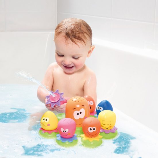 Tomy Toomies Βρεφικό Παιχνίδι Μπάνιου Χταπόδι 12m+ , AS company