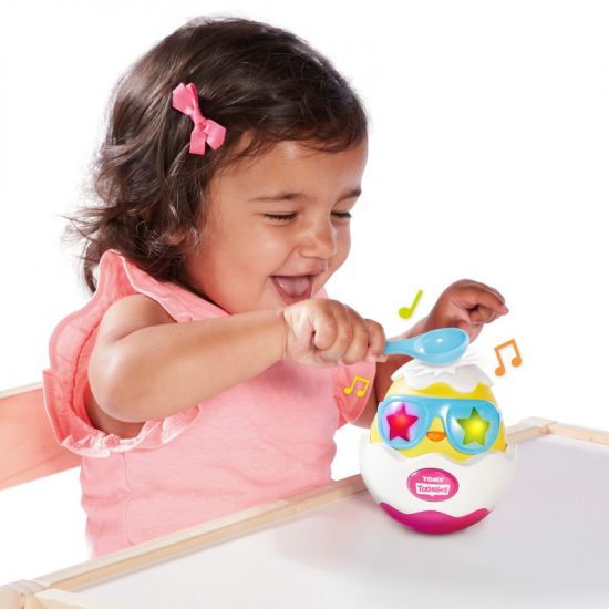 Tomy Toomies Βρεφικό Μουσικό Παιχνίδι Αυγό 18m+ 1000-72816, As Company