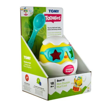 Tomy Toomies Βρεφικό Μουσικό Παιχνίδι Αυγό 18m+, As Company