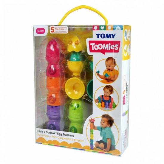 Tomy Toomies Βρεφικό Παιχνίδι Αυγουλάκια Πυραμίδα 6m+, As Company