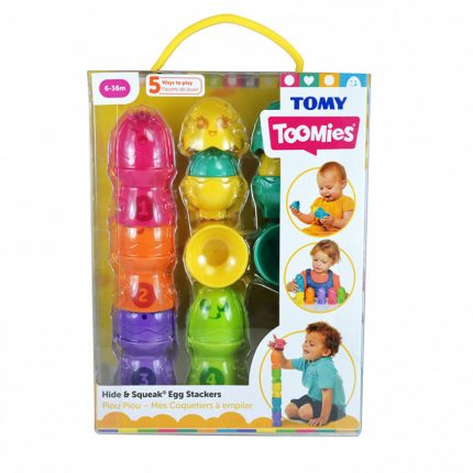 Tomy Toomies Βρεφικό Παιχνίδι Αυγουλάκια Πυραμίδα 6m+, As Company