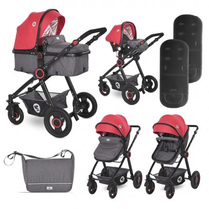 Lorelli Πολυκαρότσι Alexa 3 in 1 Cherry Red 10021292193