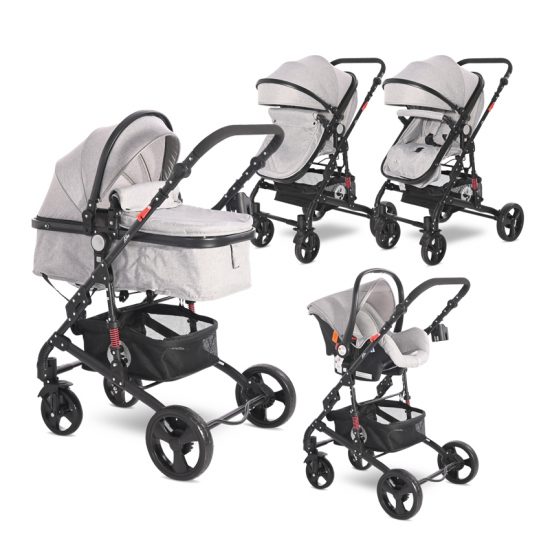 Lorelli πολυκαρότσι Alba Classic 3 in 1 Grey 10021662110