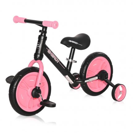 Lorelli Ποδήλατο ισορροπίας ENERGY 2in1 Black & Pink 10050480005