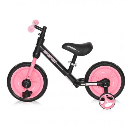 Lorelli Ποδήλατο ισορροπίας ENERGY 2in1 Black & Pink 10050480005
