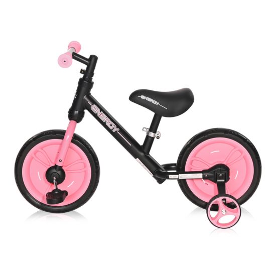 Lorelli Ποδήλατο ισορροπίας ENERGY 2in1 Black & Pink 10050480005