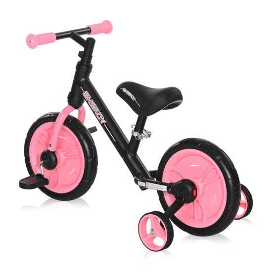 Lorelli Ποδήλατο ισορροπίας ENERGY 2in1 Black & Pink 10050480005