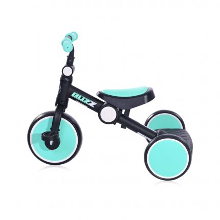 Lorelli Τρίκυκλο BUZZ Black & Turquoise Foldable 10050600009#