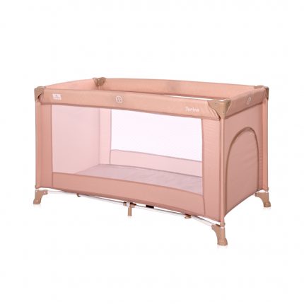 Lorelli Παιδικό παρκοκρέβατο TORINO 1 επίπεδο Misty Rose 10080452122