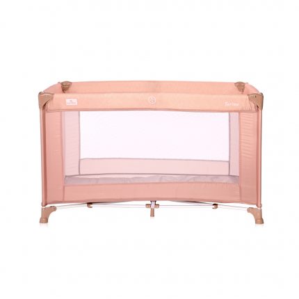 Lorelli Παιδικό παρκοκρέβατο TORINO 1 επίπεδο Misty Rose 10080452122
