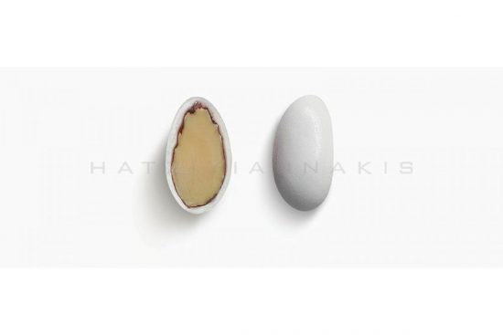 Οικονομική Συσκευασία Κουφέτα Αμυγδάλου Supreme 4kg Βανίλια Λευκό Γυαλισμένο, Χατζηγιαννάκη (τιμή κιλού 15,08€)