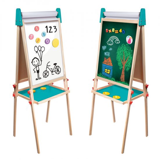Magnet Box Ξύλινος Μαγνητικός Επιδαπέδιος Πίνακας Mega Easel Deluxe 4 σε 1 - As Company