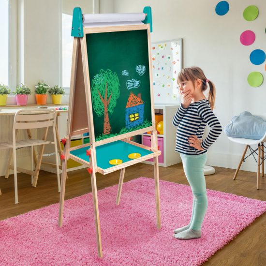Magnet Box Ξύλινος Μαγνητικός Επιδαπέδιος Πίνακας Mega Easel Deluxe 4 σε 1 - As Company