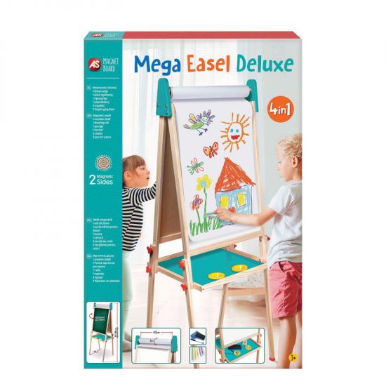 Magnet Box Ξύλινος Μαγνητικός Επιδαπέδιος Πίνακας Mega Easel Deluxe 4 σε 1 - As Company