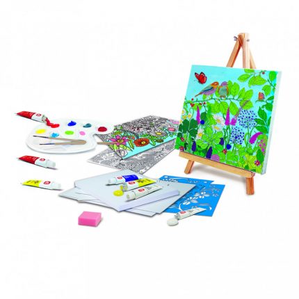Εργαστήριο Ζωγραφικής Ακρυλικά Χρώματα Σετ Ζωγραφικής Με Ξύλινο Καβαλέτο 7+ - As Company