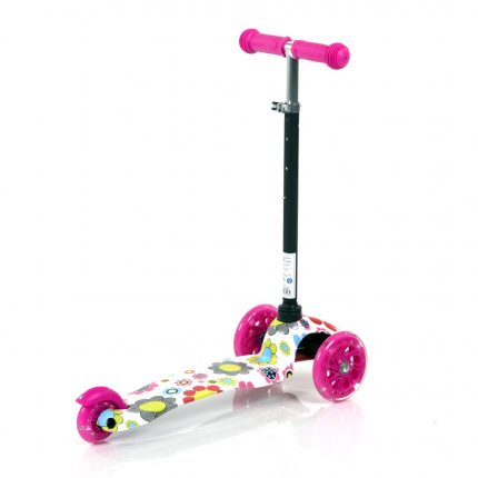 Lorelli Παιδικό πατίνι Mini Pink Flowers 10390010001
