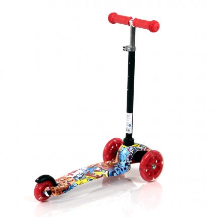 Lorelli Παιδικό πατίνι Mini Red Graffiti 10390010002