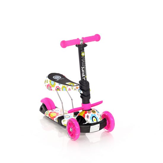 Lorelli Παιδικό Πατίνι Smart Pink FLOWERS 10390020016