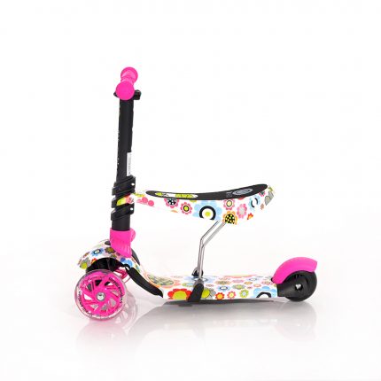 Lorelli Παιδικό Πατίνι Smart Pink FLOWERS 10390020016