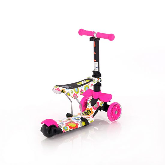Lorelli Παιδικό Πατίνι Smart Pink FLOWERS 10390020016