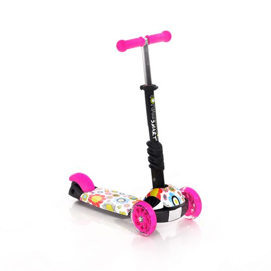 Lorelli Παιδικό Πατίνι Smart Pink FLOWERS 10390020016