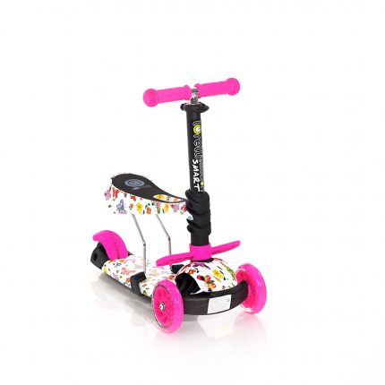Lorelli Παιδικό πατίνι SMART Pink BUTTERFLY 10390020011