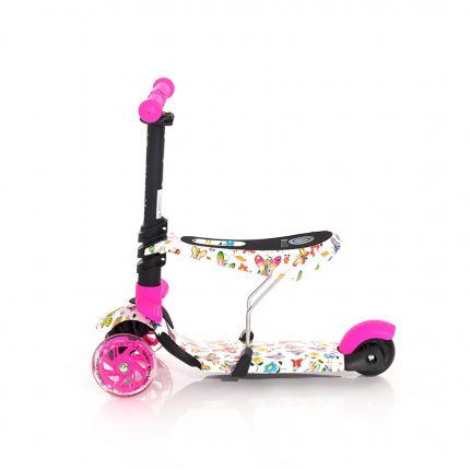 Lorelli Παιδικό πατίνι SMART Pink BUTTERFLY 10390020011