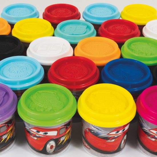 AS Πλαστελίνη Disney Cars 20 Βαζάκια + 10 Δώρο Με Καπάκια Καλουπάκια (13 Χρώματα) 3kg - As Company