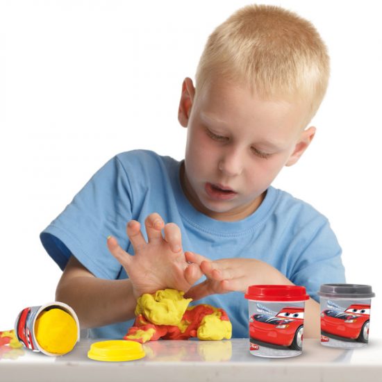AS Πλαστελίνη Disney Cars 20 Βαζάκια + 10 Δώρο Με Καπάκια Καλουπάκια (13 Χρώματα) 3kg - As Company
