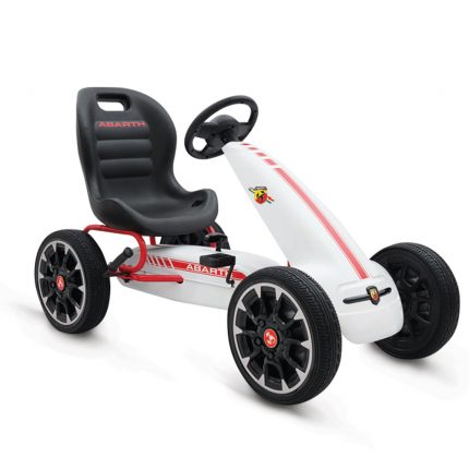 Αυτοκίνητο Go Cart 500 Original Abarth Asseto White 3800146242718, Moni