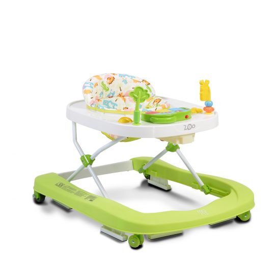 Cangaroo Στράτα Baby Walker Zoo Green 3800146243937