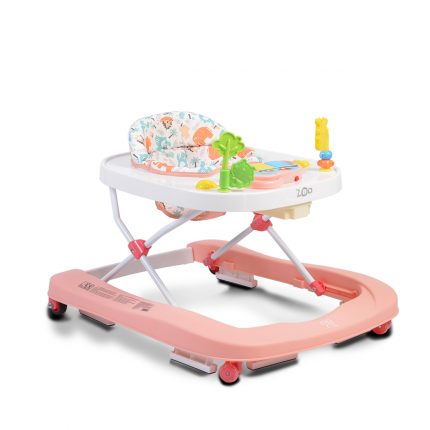 Cangaroo Στράτα Baby Walker Zoo Pink 3800146243906#