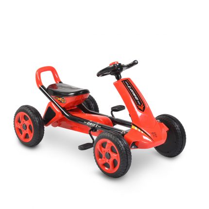 Αυτοκίνητο με πετάλ Go cart Drift Red plastic w E01 3800146230395