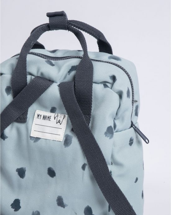 Mini Cotton Backpack Grey Sprinkles - Minene