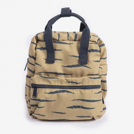 Mini Cotton Backpack Ochre Zebra - Minene