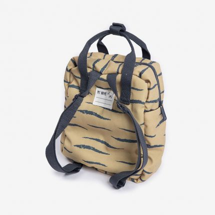 Mini Cotton Backpack Ochre Zebra - Minene
