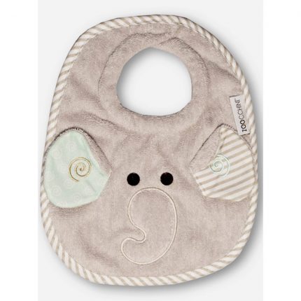 100% Cotton Σαλιάρα – Ellie the Elephant - Zoocchini