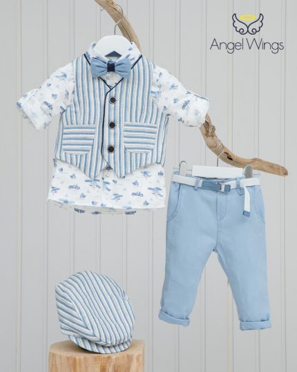 Βαπτιστικό κοστουμάκι για αγόρι 125, Angel Wings
