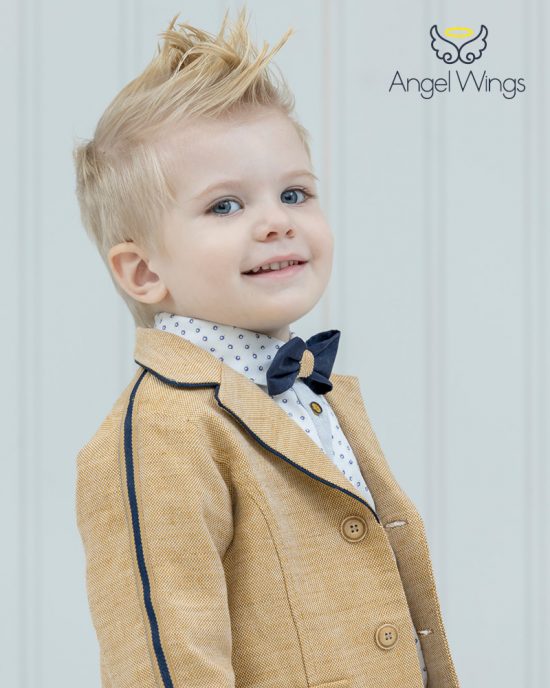 Βαπτιστικό κοστουμάκι για αγόρι 128, Angel Wings