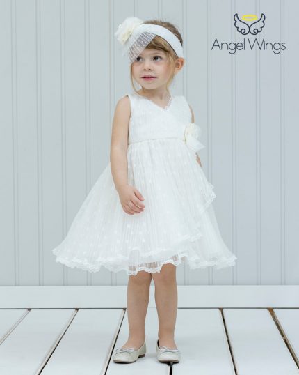 Βαπτιστικό φορεματάκι για κορίτσι Iris, Angel Wings