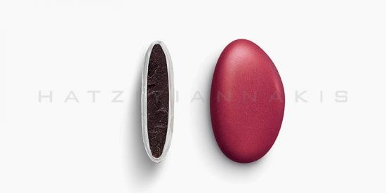 Κουφέτα Bijoux Supreme 1kg Μεταλλιζέ Μπορντώ, Χατζηγιαννάκη